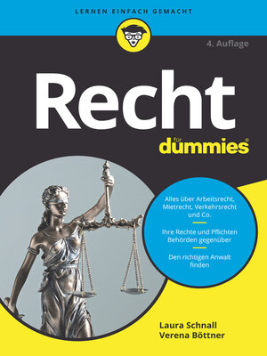 cover image of Recht für Dummies